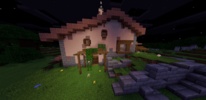 Pink house in Minecraft PE screenshot 6