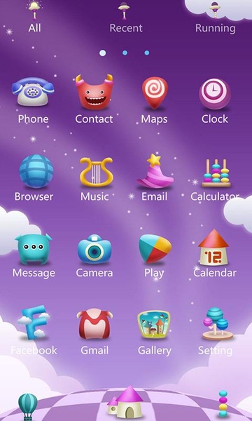 Magic World GO Launcher Theme - Preview 2