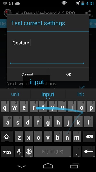 Jelly Bean Keyboard 4.3 - Preview 3