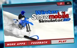 Winter Snowmobile 3D Simulator screenshot 10