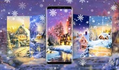 Winter Night Live Wallpapers screenshot 2