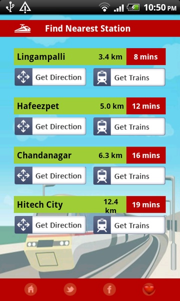 MMTS Train Timings - Preview 4