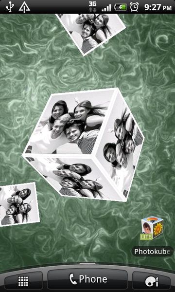 Photo Cube Lite Live Wallpaper - Preview 1