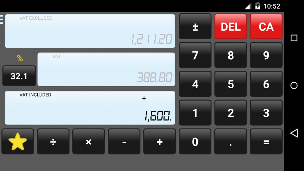 VAT Calculator - Preview 1