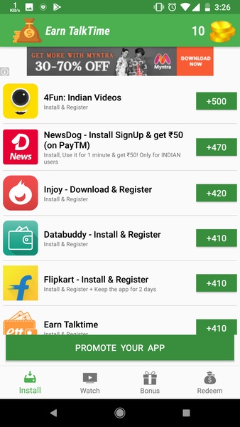 Earn TalkTime - Preview 5