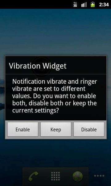 Vibration Widget - Preview 1