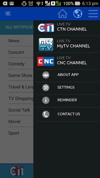 Cbs app hot sale live tv