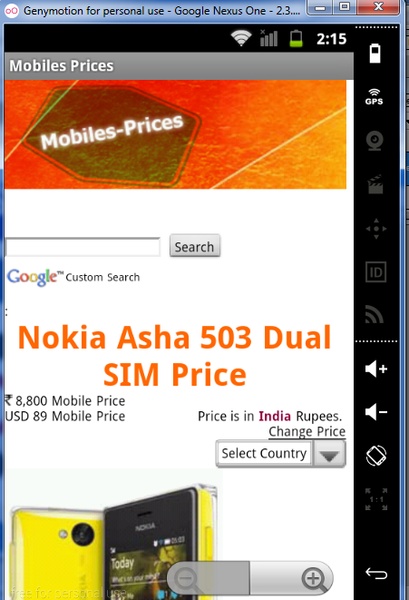 Mobiles Prices - Preview 2
