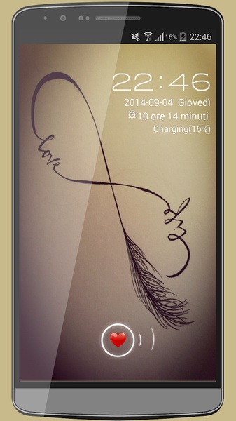 Infinity Love Go Locker Theme - Preview 2