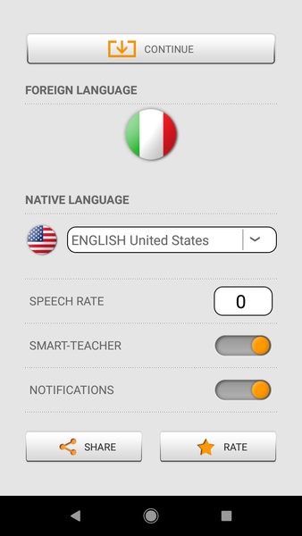 Learn Italian words with SMART-TEACHER - Preview 1