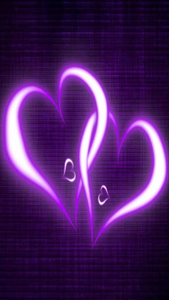 Purple Hearts Live Wallpaper - Preview 3
