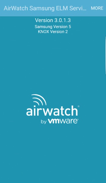 AirWatch Samsung ELM Service - Preview 2