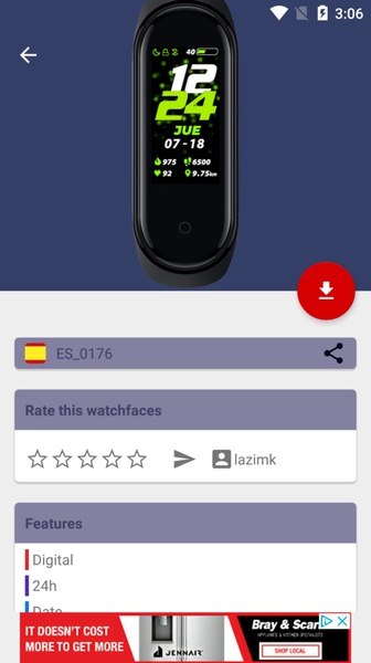 Mi Band 4 Watchfaces - Preview 6