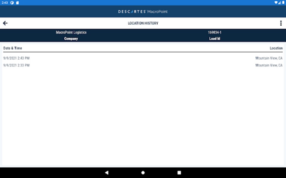 MacroPoint - Preview 2
