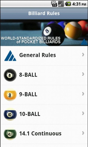 Official Billiard Rules - Preview 3