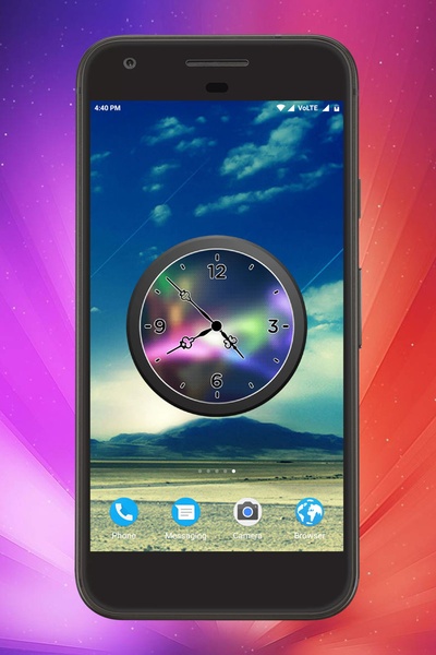 Glow Clock Live Wallpaper - Preview 4