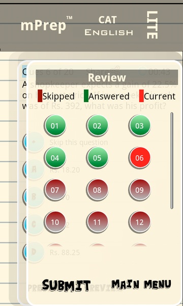 mPrep CAT English - Preview 3