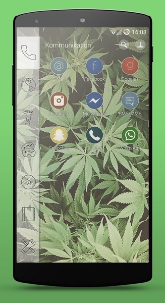 Kush Weed Smart Launcher Theme - Preview 2