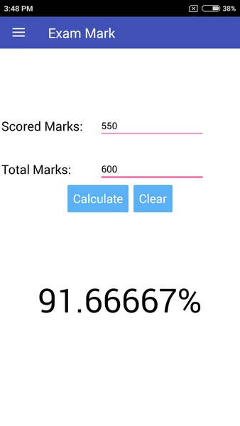 Students Marks 2 Percentage Calculator - Preview 1