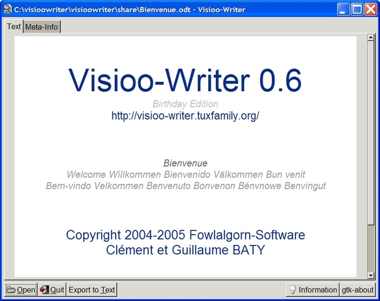 Visioo Writer for Windows - Download it from Uptodown for free
