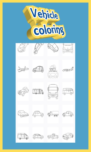 Cars coloring - Preview 6