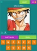 One Piece Character Quiz screenshot 1