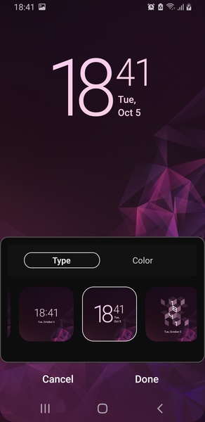 Samsung Clock style - Preview 1