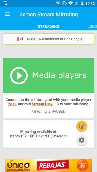 Screen Stream Mirroring - Preview 1