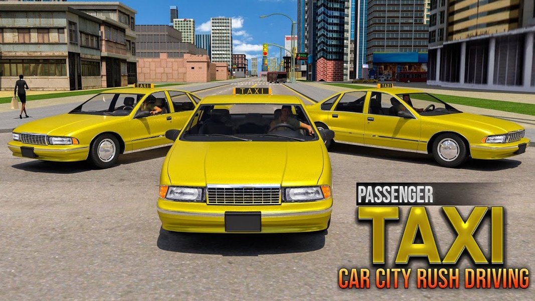 Passenger Taxi Car City Rush Driving - Preview 1