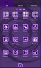 Neon Purple Style GO Launcher EX screenshot 4