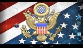 3D USA Coat of Arms & Flag LWP screenshot 1