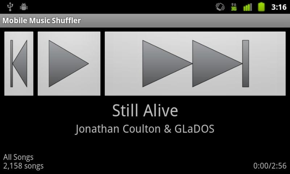 Mobile Music Shuffler - Preview 2