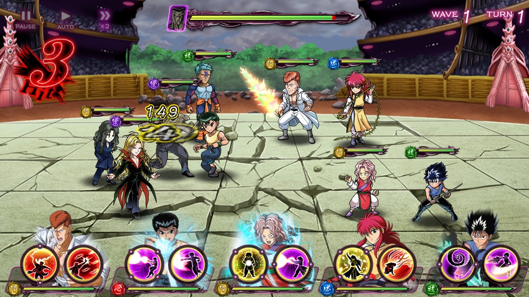 Yu Yu Hakusho Mobile para Android - Baixe o APK na Uptodown