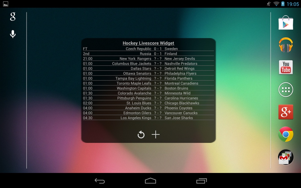Hockey Livescore Widget - Preview 7