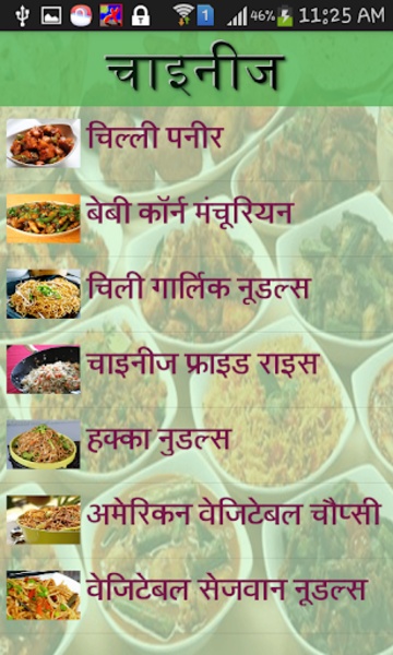 Punjabi and Chinese Recipe in Hindi - Preview 3