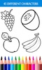 Fruits Coloring Book & Drawing Book screenshot 3