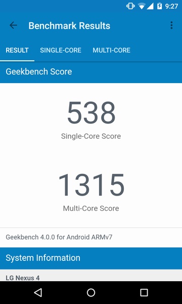 Geekbench 4 - Preview 5