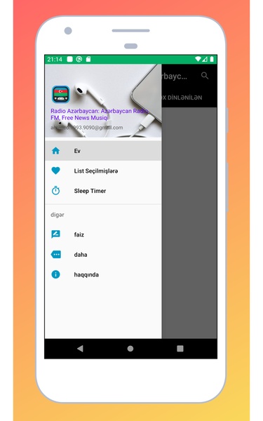 Radio Azerbaijan FM Online: Radios Stations AM FM, Azeri Music and News Free - Preview 1