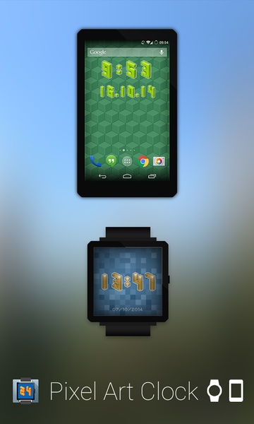 Pixel Art Clock - Preview 6
