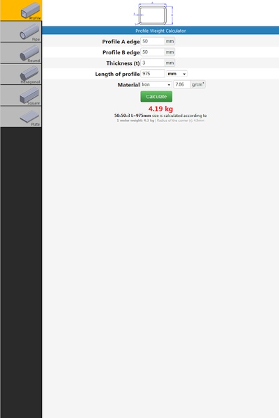 Metal Calculator - Preview 3