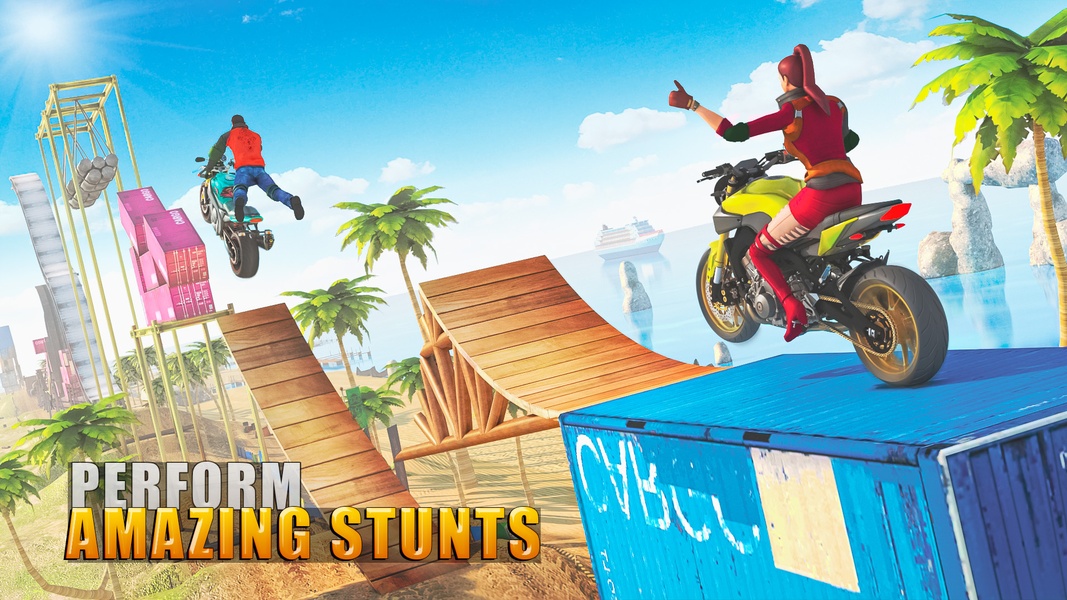 Bike Impossible Tracks Racing Motorcycle Stunts - Preview 18