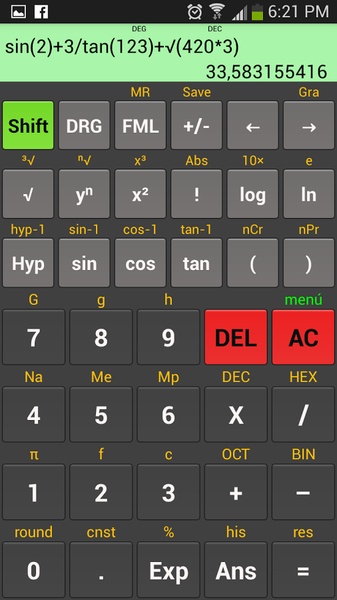 Kal Scientific calculator - Preview 8