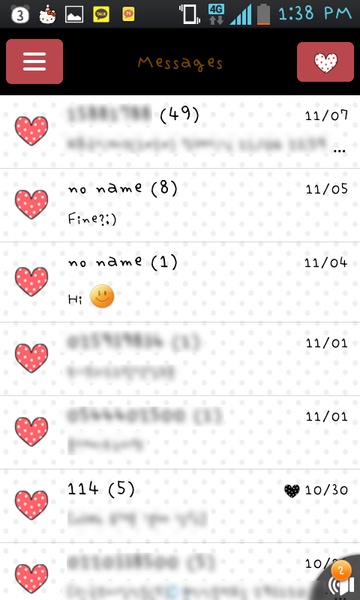 GOSMS Dasom Couple_theme - Preview 2