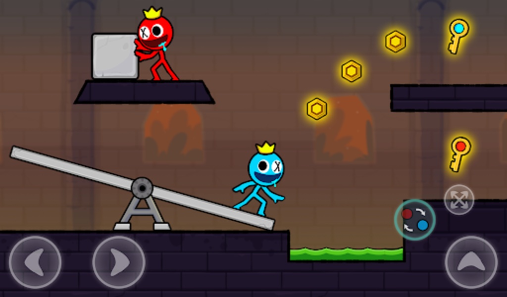 Red and Blue Stickman 2 - Preview 15