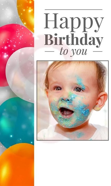Happy Birthday Photo Frame - Preview 1