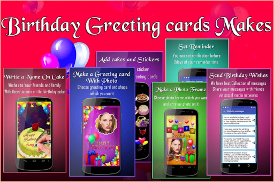 Birthday Greeting Cards Maker - Preview 1