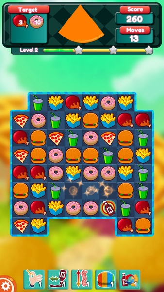 Burger & Soda Match 3 - Preview 6