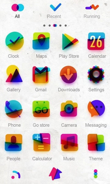 Color Evil GOLauncher EX Theme - Preview 4