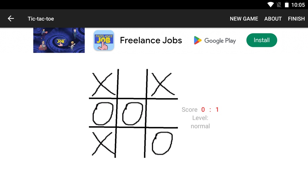 Tic Tac Toe glow - Free Puzzle Game para Android - Baixe o APK na Uptodown