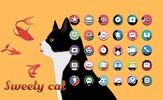 Sweety cat Launcher theme screenshot 6